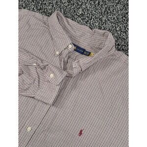 Ralph Lauren Polo Mens‎ 3XLT Long Sleeve Button Down Plaid Shirt